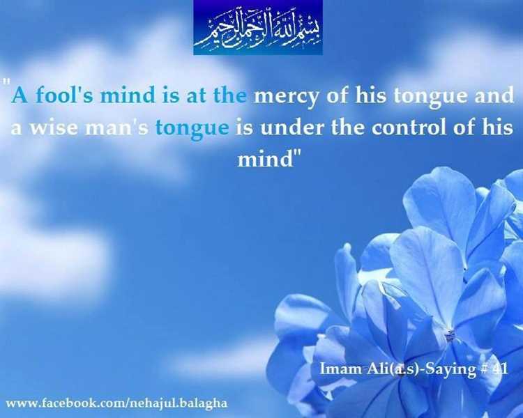 Hazrat Ali's Wisdom in Times of Adversity