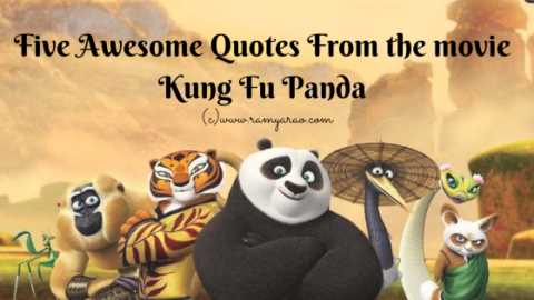Discover 10 Life Changing Kung Fu Panda Inspirational Quotes