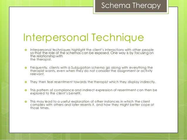 A clients guide to schema therapy