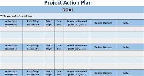 Where to Find and Download Action Plan Templates