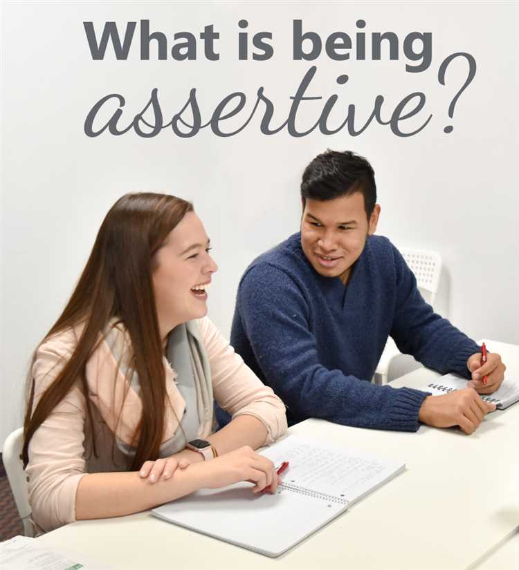 Being assertive