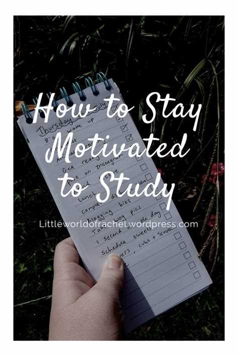 Get motivated to study