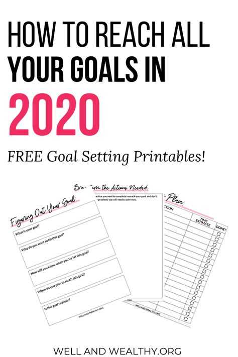 Goal setting checklist