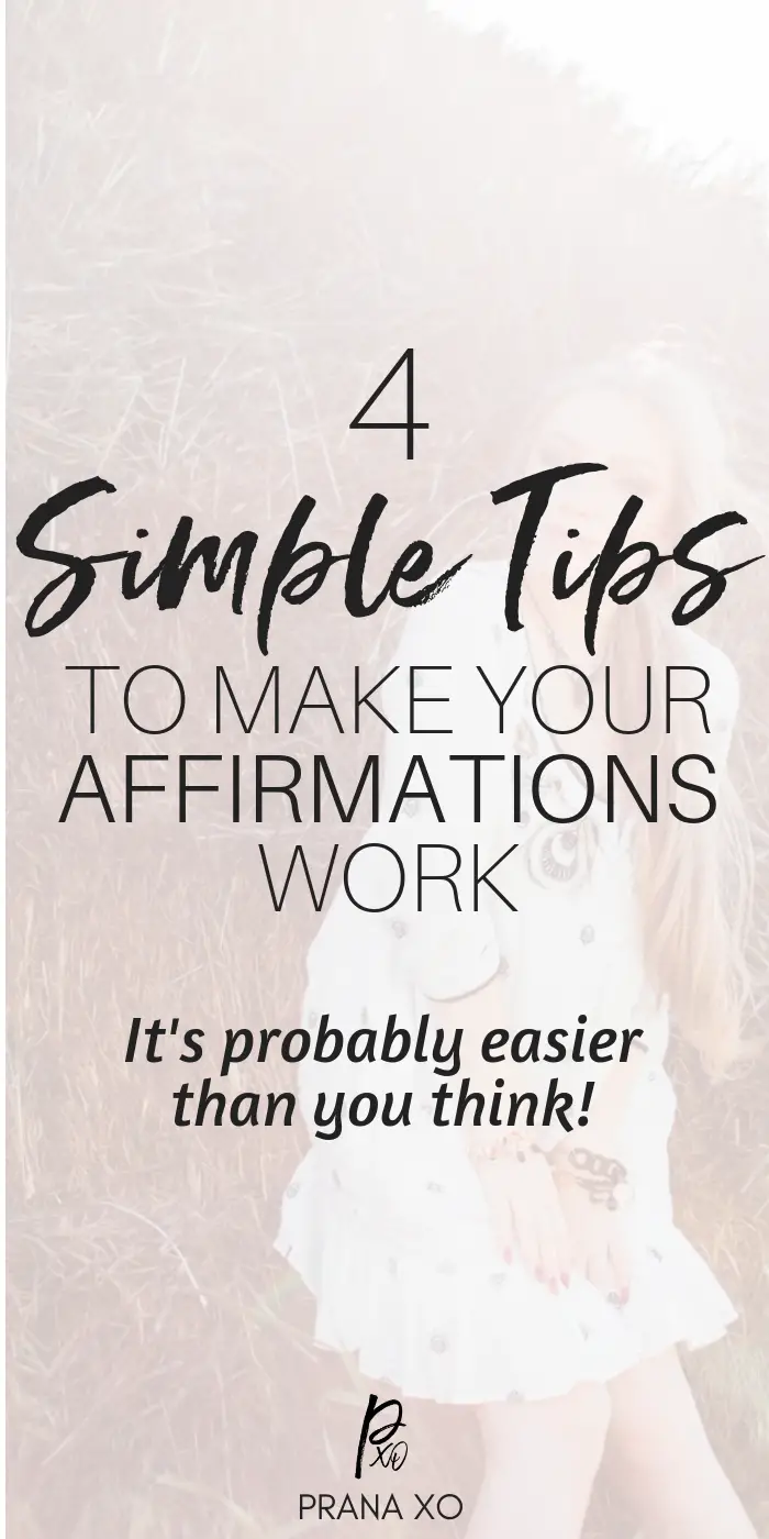 How to make affirmations work