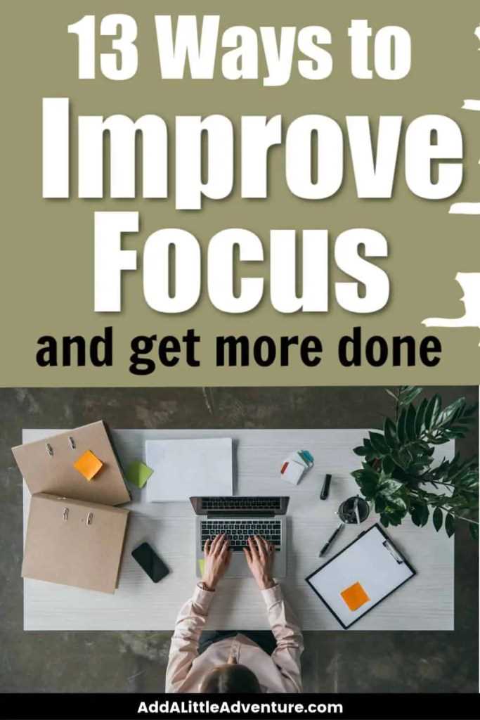 Improve your focus