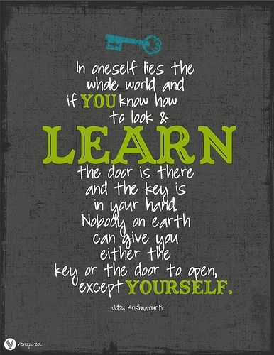 Improve yourself every dayself education quote
