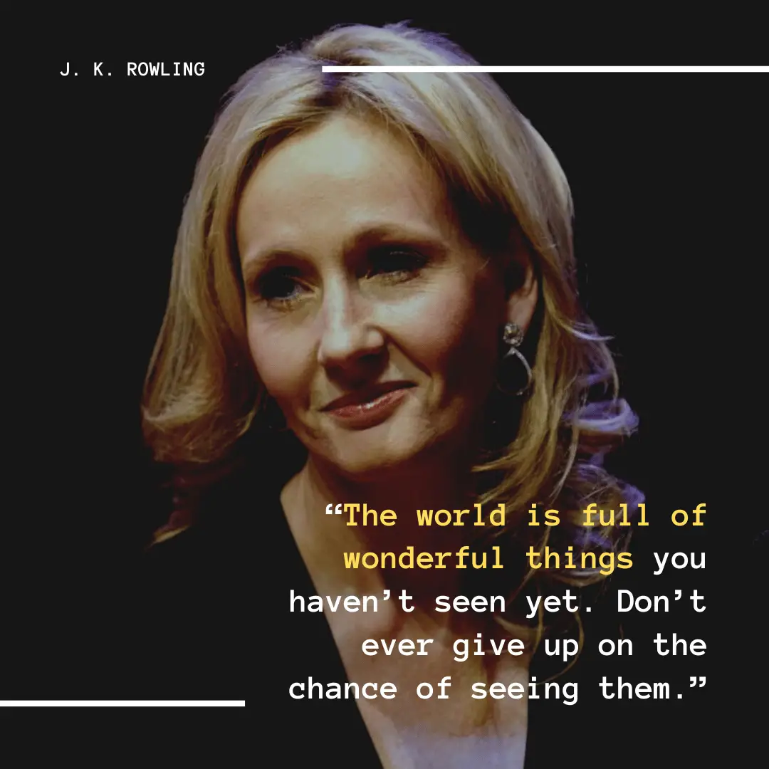 Additional Inspirational Quotes by J.K. Rowling: