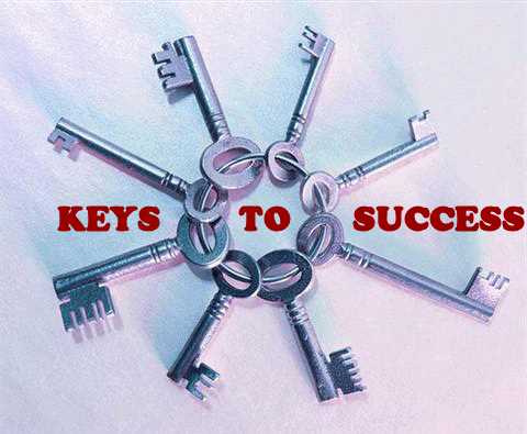 Keys to success in life
