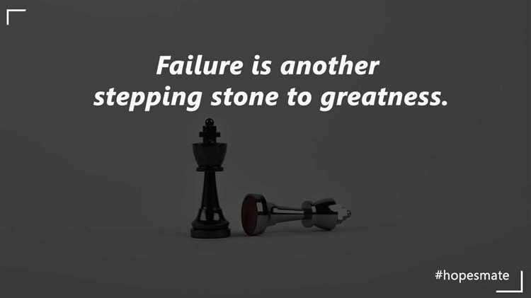 Lessons learn from failure