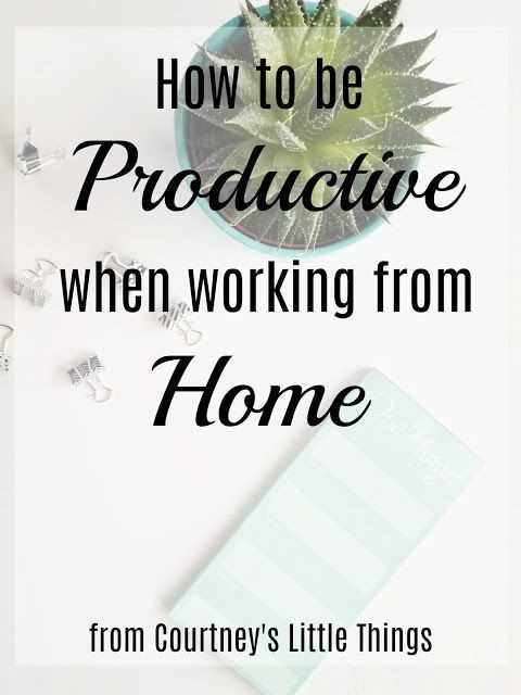 More productive at homedistraction quote