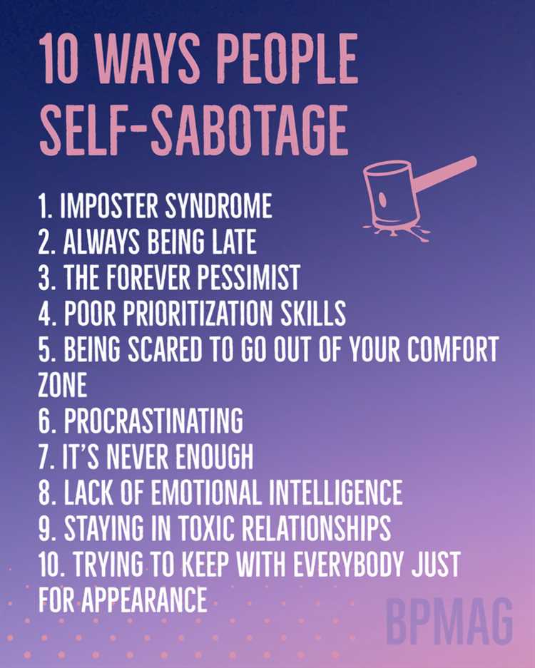 Understanding Self-Sabotage
