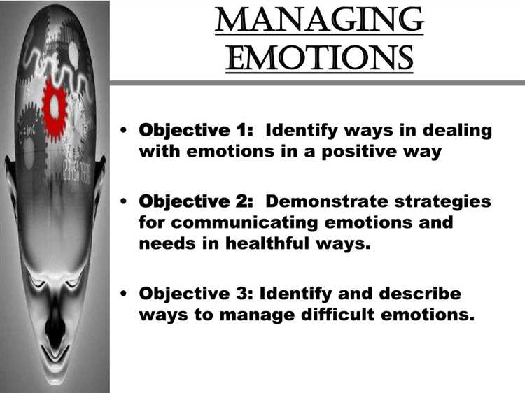 Strategy of emotions management