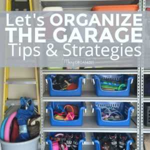 Tips to help you organize your garage for better productivity