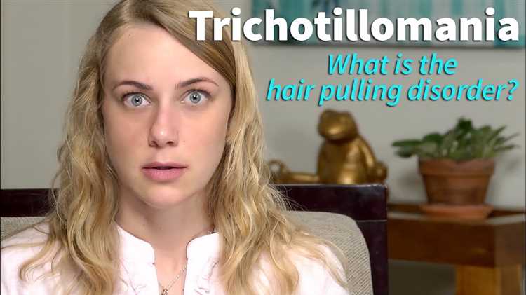 Trichotillomania hair pulling disorder