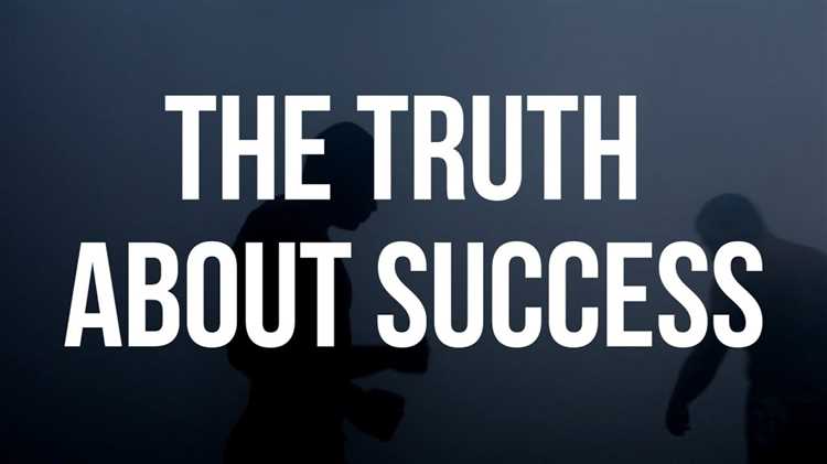 Truths about success