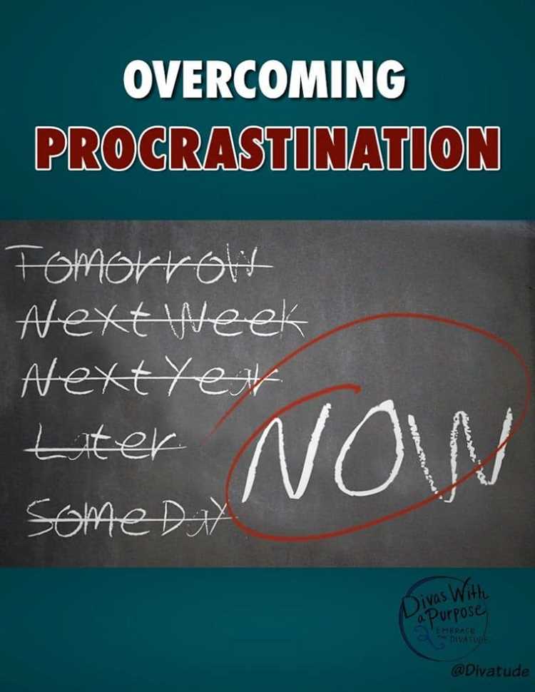 Understanding and overcoming procrastination