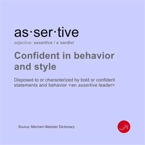 What it means to be assertive