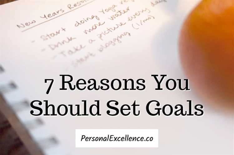 Why goal setting important
