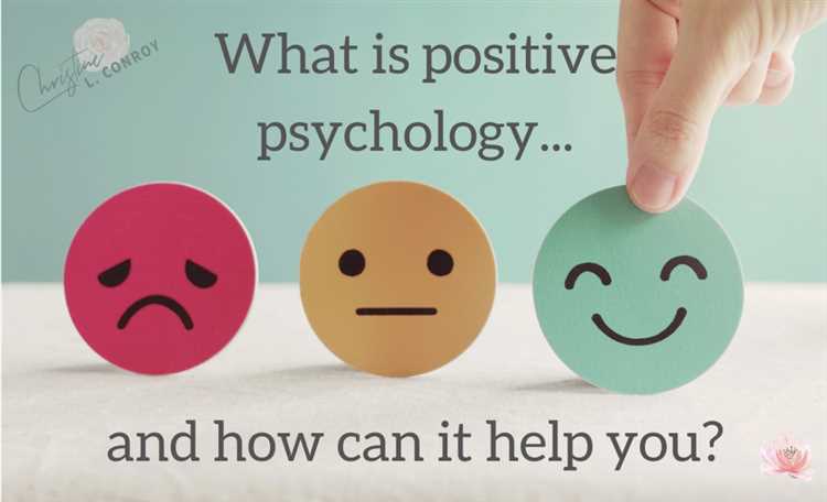 Why positive psychology