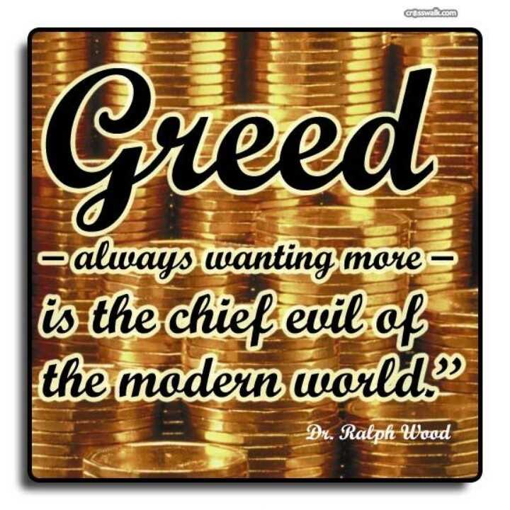 Greed quotes