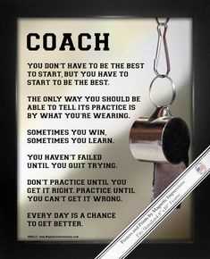 A coach will impact quote