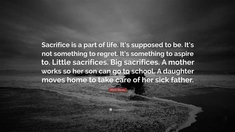 A father's sacrifice quotes