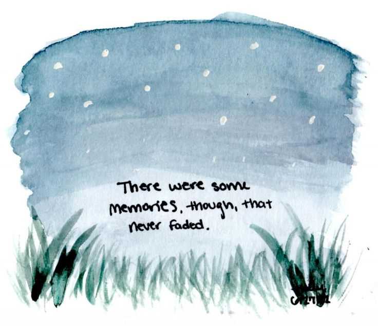 A glimpse of memories quotes