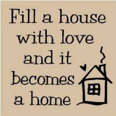 A house is not a home quote