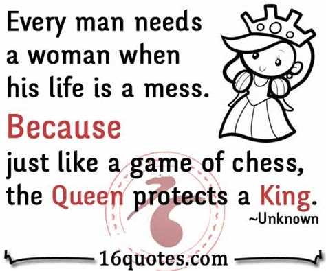 A king protects his queen quotes