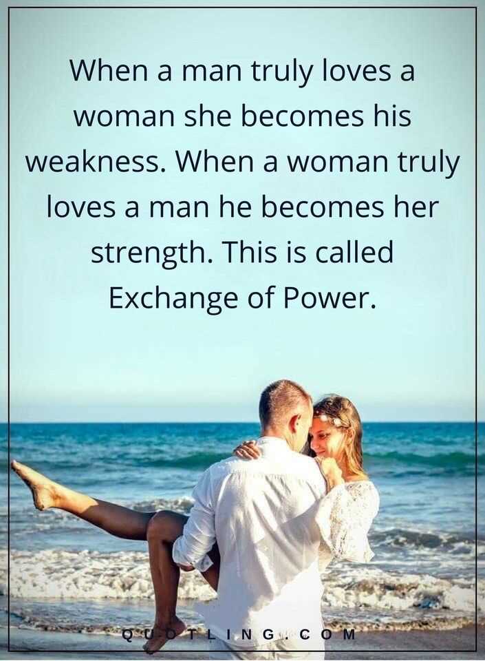 A man love for a woman quotes
