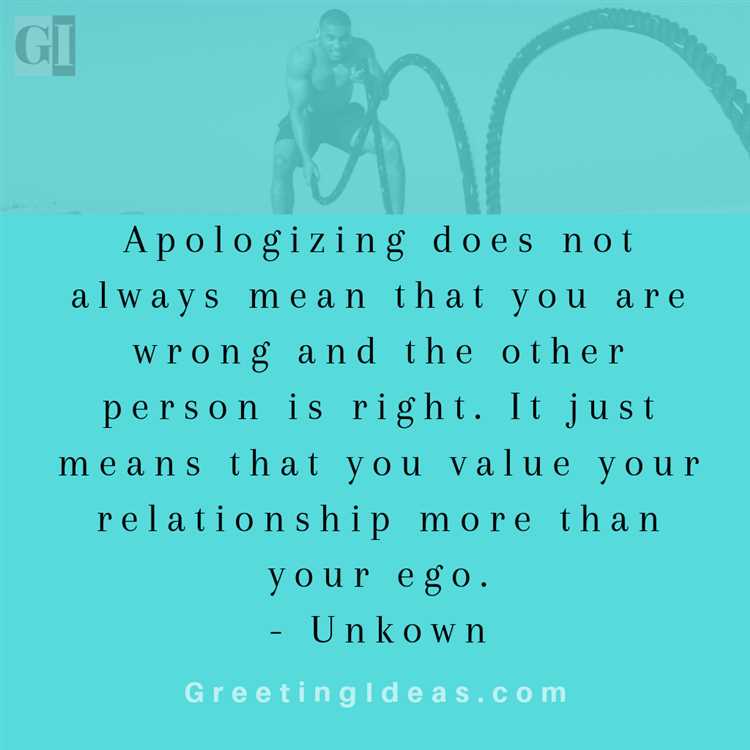 Apologizing shows empathy and remorse
