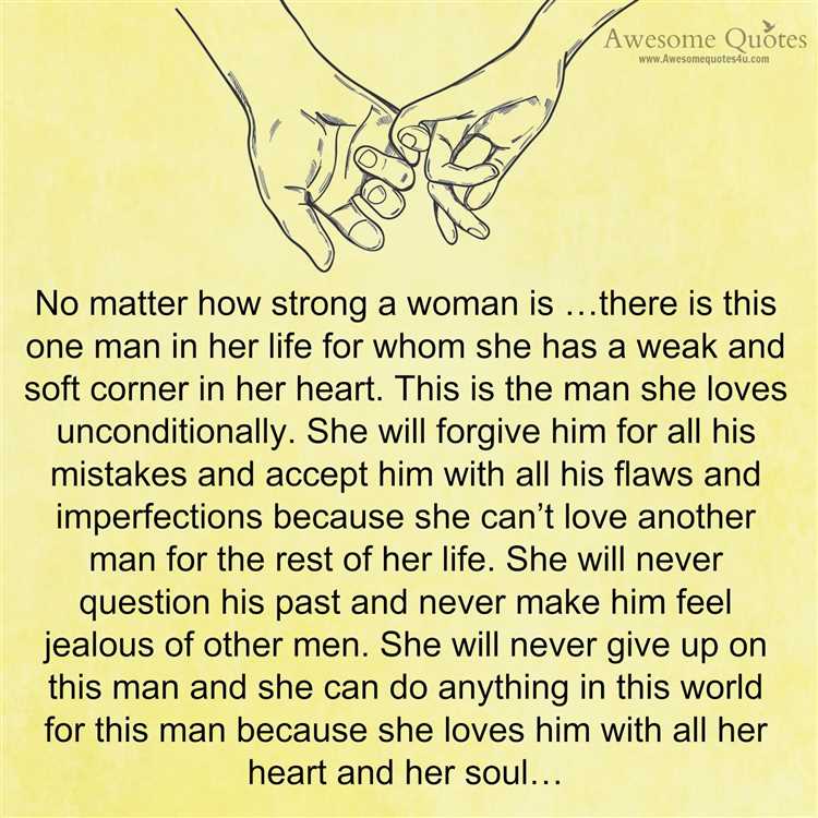 A man who loves a woman quotes