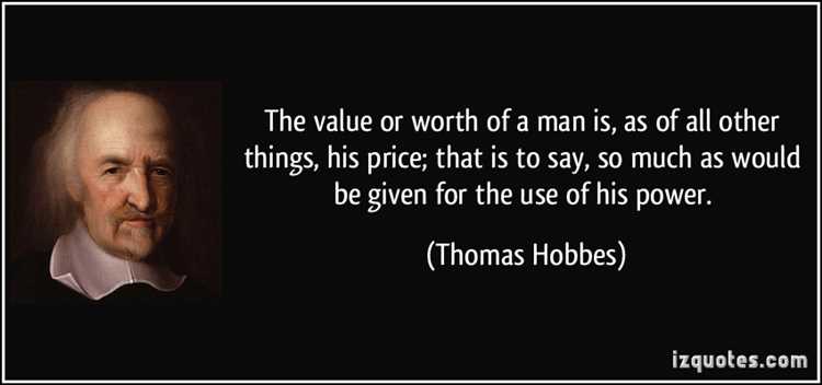 A man's worth quotes