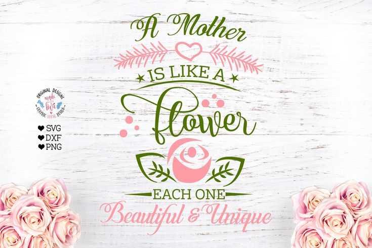 A mother is like a flower quote