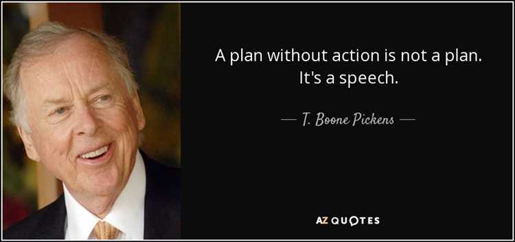 A plan without action quote