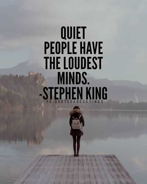 A quiet person quotes
