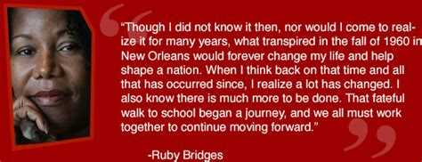 A quote from ruby bridges