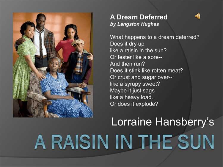 A raisin in the sun american dream quotes