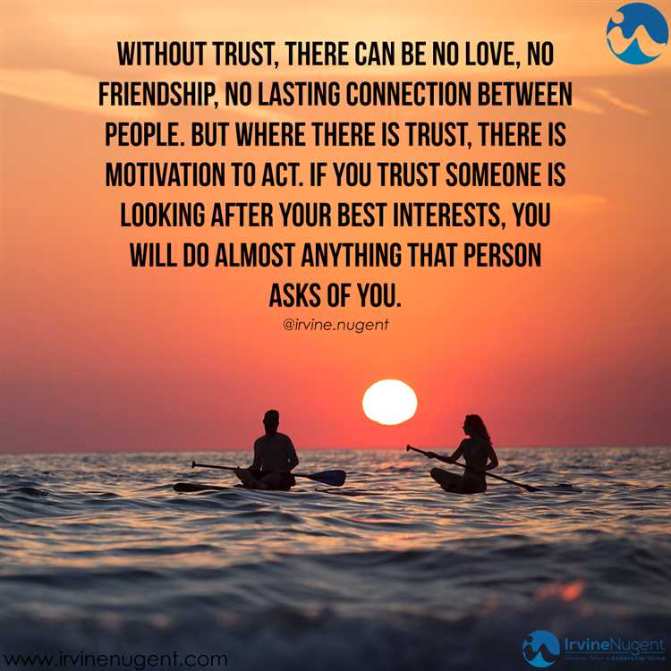 A relationship without trust quotes