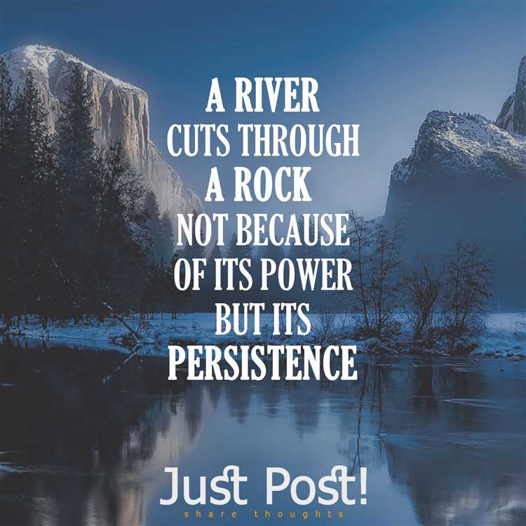 A river cuts through rock quote