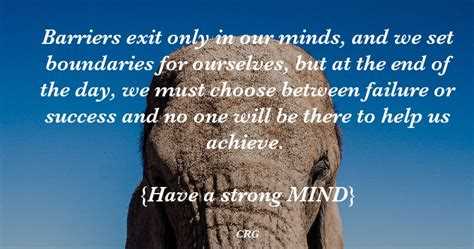 A strong mind quote