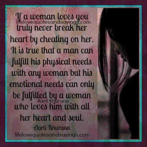 A womans heart quote