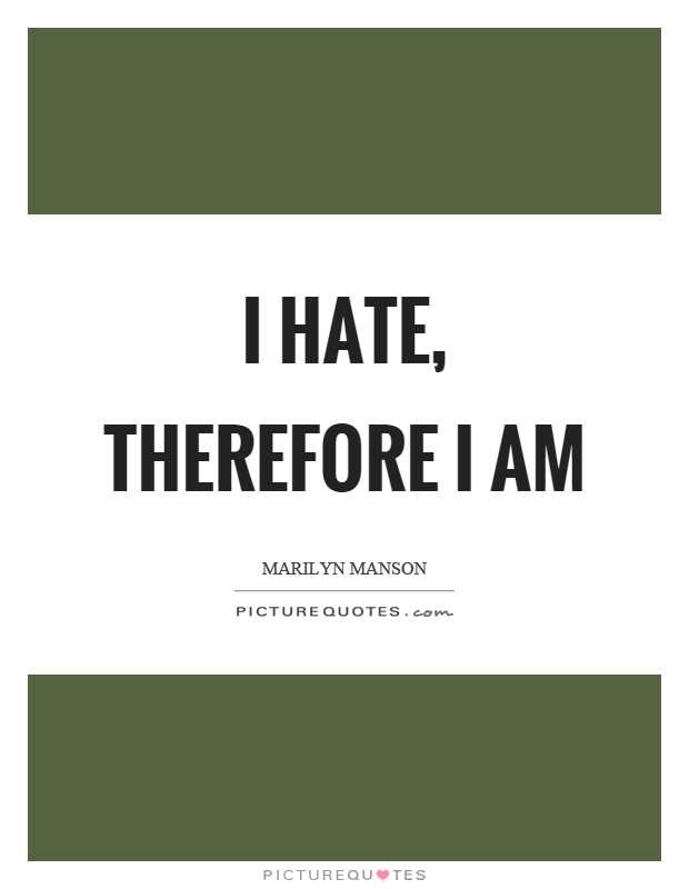 Am hate quote