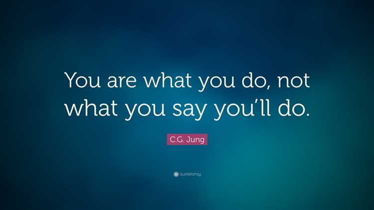 Do what you say you will do quotes