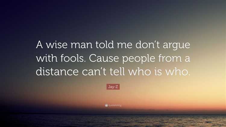 Don t argue with a fool quotes