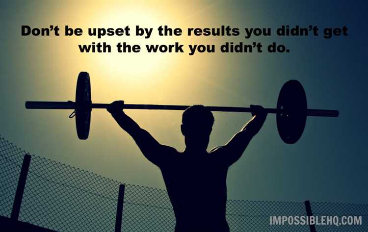 Don't be upset with the results quote