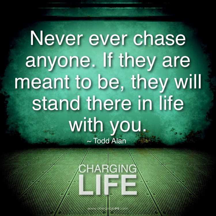 Don't chase quotes