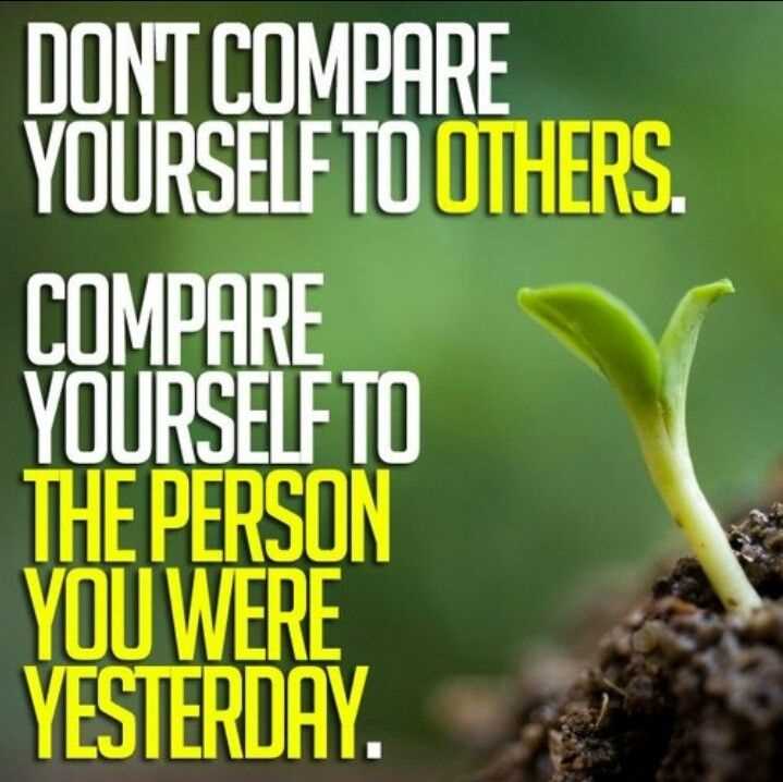 Don't compare yourself to others quotes