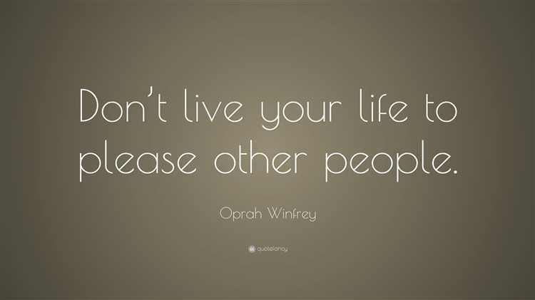 Don't live for others quotes