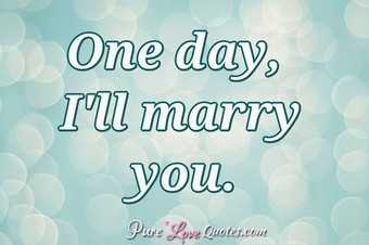 Don't marry the one you love quote